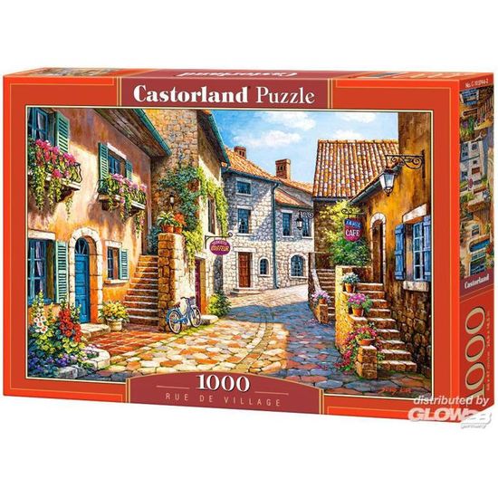 Puzzle Castorland 1000 Pezzi: 'Glamour Della Notte, Parigi', Multicolore, Made In Poland - copertina