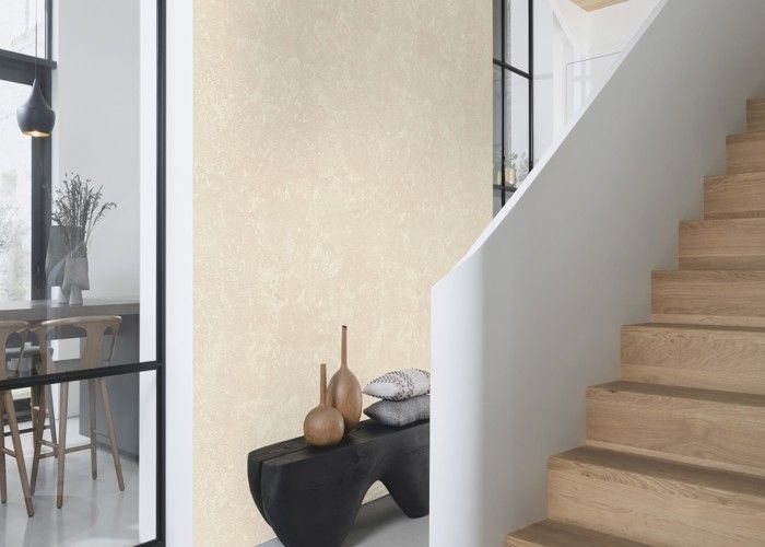 Papier Peint Intissé Rasch Factory V – Beige, 53x1005 Cm, 5,33 M², Unicolore