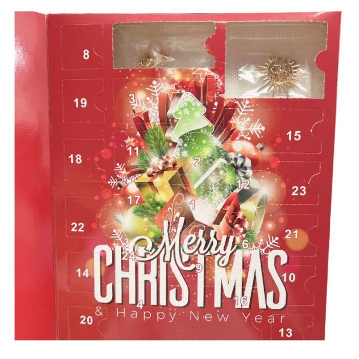 Le calendrier de l'Avent 2023 contient 24 cadeaux de Noël en acrylique -  Calendrier d'arrivée avec pendentifs surprise - À collectionner (calendrier  de l'Avent 6) : : Maison