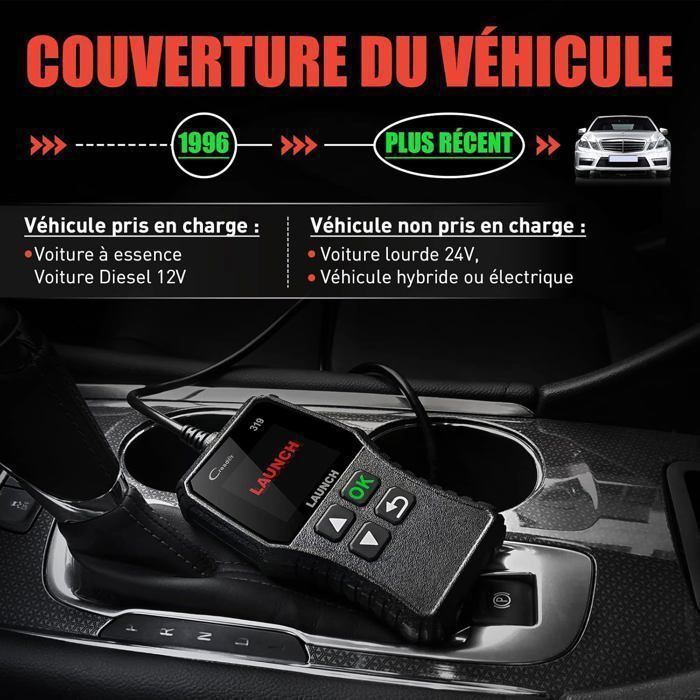 LAUNCH CRP349 Obd2 Outil De Diagnostic, Scanner De Calculateurs Tous Véhicules 28 Fonctions De Service 75 Marques De Voitures