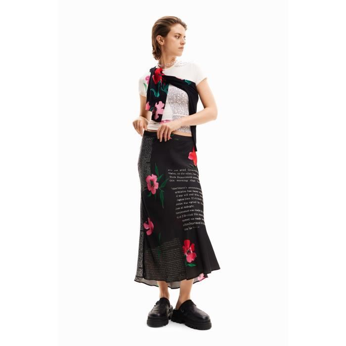 Jupe femme Desigual Siracusa Noir Cdiscount Pret a Porter