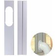 2pcs Joint fenêtre –PVC réglable 55-110cm – Étanche – pour climatiseur mobile, sèche-linge