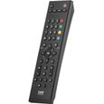 TOTAL CONTROL URC1745 - Télécommande universelle 4 en 1 pour TV, lecteur DVD et Blu-Ray, Satellite, Câble, TNT, Magnétoscope - Noir-0