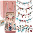 Kit de Fabrication de Bracelets pour Filles,Kits de Bijoux et Perles pour Enfants,Bijoux Enfants Fille Cadeaux de Fille 8-12 Ans.-0
