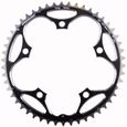 Plateau vélo - 52 dents - diamètre 130 mm - couleur noir-0