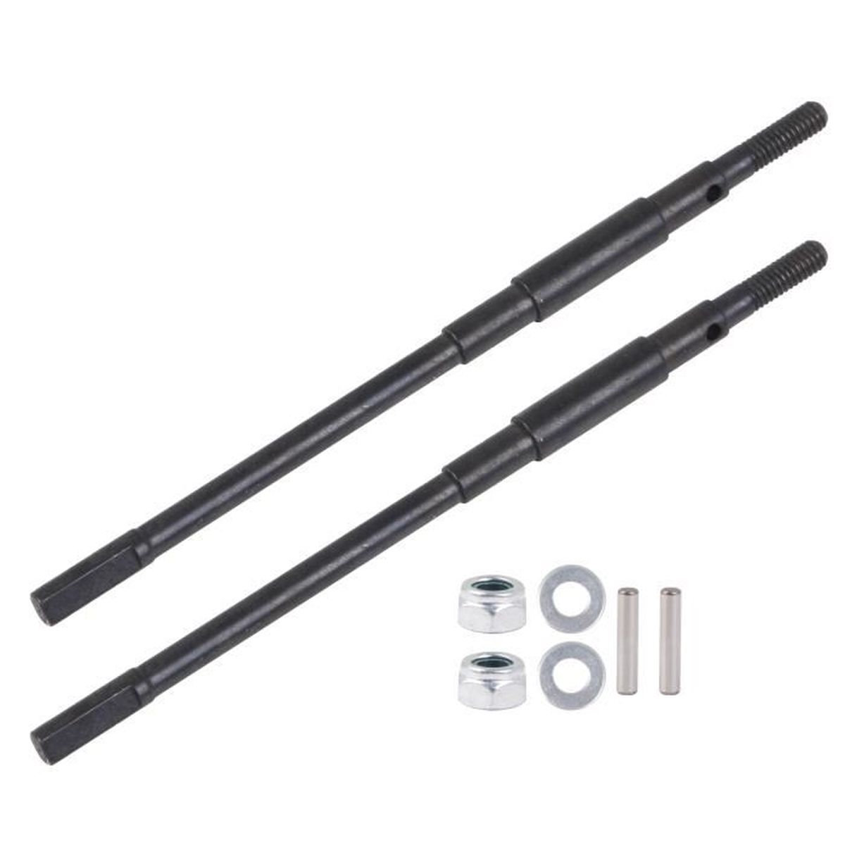2Pieces RC110 Hardened Steel Axle Drive Shafts Replacement for Axial
