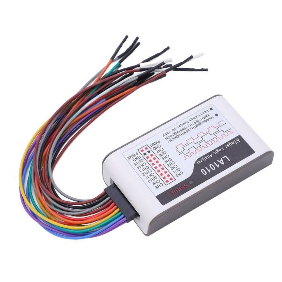 Sonde Logique Honseadek Avec LEDs - Testeur De Circuits TTL, DTL, CMOS - Détection D'impulsions Et Fonction Mémoire