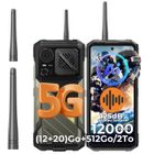 Smartphone Robuste HOTWAV Hyper 8 Ultra 5G 12000mAh Écran 6,8" 2K 12+512Go Caméra 108MP Téléphone Etanche IP68-Bronze