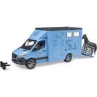 BRUDER Camion Bétaillère Mercedes Benz Sprinter avec un cheval