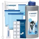 Wessper Kit accessoires, Détartrant + 2 filtres CA6903 + pastilles de nettoyage + graisse+ nettoyeur pour machines café Saeco Philip