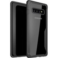 Coque de protection téléphone - Samsung - Galaxy S10 - Bumper Hybride Rigide Antichoc - Noir