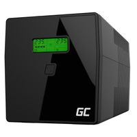 Green Cell® UPS Alimentation d'énergie Non interruptible 1000 VA (700 W) avec écran LCD 2 x 12 V/7 Ah 2 x Schuko