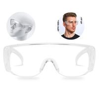 Lunettes de protection travaux bricolage antibuée anti poussière chimie chantier pvc laboratoire femme homme sur-lunettes menuiserie