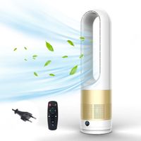 Ventilateur Colonne Sans Pale - Ventilateur Tour Silencieux, Hauteur 101 cm avec 6 Vitesses