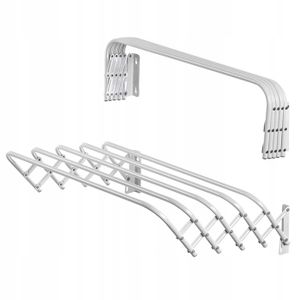 Séchoir à Linge Extensible KADAX - 257 X 60 X 99 Cm, Pliable - Grande Surface De Séchage Avec Supports à Chaussettes