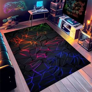 Tapis De Jeu Cyberpunk – 90x60 Cm – Antidérapant – Noir – Neuf