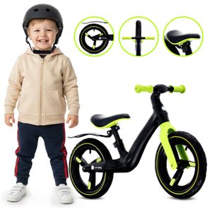Draisienne Enfant Selle Réglable Roues EVA Charge Max. Reco. 25 Kg Acier Creme