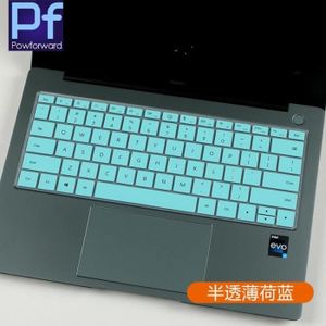 HOUSSE PC PORTABLE blanc bleu-Juste de clavier en silicone pour HUAWE