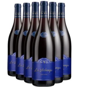 VIN ROUGE Les Archanges Pinot Noir Rouge 2020 - Lot de 6x75c