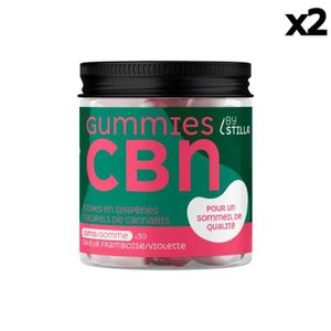 COMPLEMENTS ALIMENTAIRES - DETENTE 30 Gummies CBD CBN Sommeil 300mg, sans THC, Vegan 