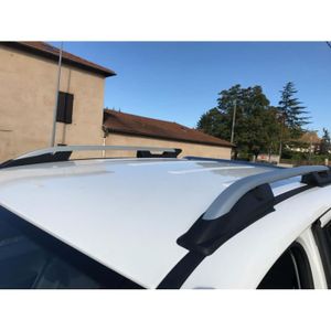 Thule 795000 SmartRack 795 en Aluminium pour Barres de Toit longitudinales-Argent/é Longueur 127 cm Set de 2 Gris