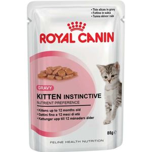 BOITES - PATÉES Bouchées en sauce pour chats Royal Canin Kitten…