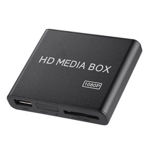 BOX MULTIMEDIA Qiilu Lecteur multimédia 110-240V Full HD Mini Box