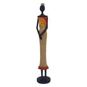 Statuette Indien En Résine - Figurine Décoration 62 Cm (occasion)