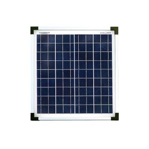 KIT PHOTOVOLTAIQUE Enjoy solar Poly 20 W 12V Panneau solaire polycristallin Panneau solaire photovoltaïque idéal pour camping-car, abri de jardin, 216