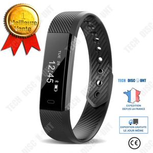 BRACELET D'ACTIVITÉ TD® Réveil de sport étanche Bluetooth réveil montre cadeau podomètre un bracelet intelligent
