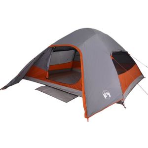 TENTE DE CAMPING NEUF Tente de camping à dôme 4 personnes gris et o