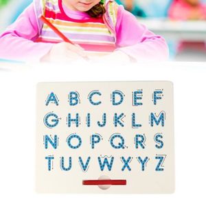 JEU D'APPRENTISSAGE VINGVO Tableau d'écriture magnétique A-Z lettres alphabet tableau d'écriture à dessin magnétique jouets éducatifs pour enfants