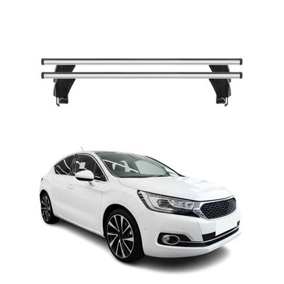 Barres de Toit Transversales Menabo - Compatible avec Renault Twingo II 2007-2013 - Galerie de Toit - Porte-Bagages Porte-vélos de Toit - Pièce de Toit en Acier 2X - Capacité de Charge 50 kg