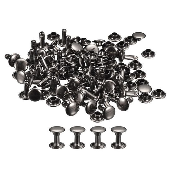 Lot 40 Rivets Plastique Noir 10x10mm – Fixations Pare-Chocs, Garnitures Auto Solides