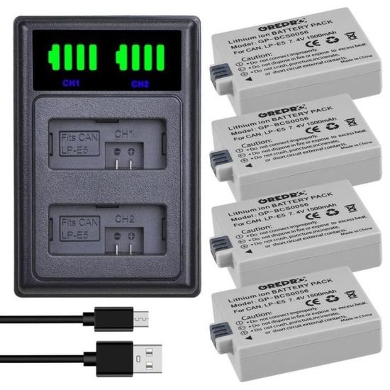 LCD EN-EL20 EL20a Battery Charger For Nikon Coolpix A P1000 P950 AW1 J1