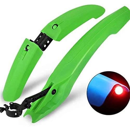 NICEDACK Garde-Boue VTT - Lot De 2 Protection Anti-Éclaboussures Pour 26, 27.5, 29 Pouces - Ultra Léger Et Costaud