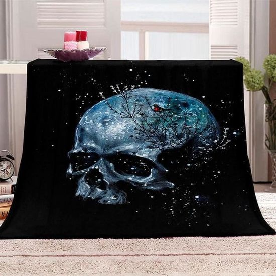 Halloween Plaid Polaire Couverture En Flanelle,Couvertures Et Plaids Chaude Et Douillet,Élément Citrouille Effrayante,Décoration Chaleureuse Et Confortable,pour Les D'halloween(39,4 X 59,1 Pouces)-A