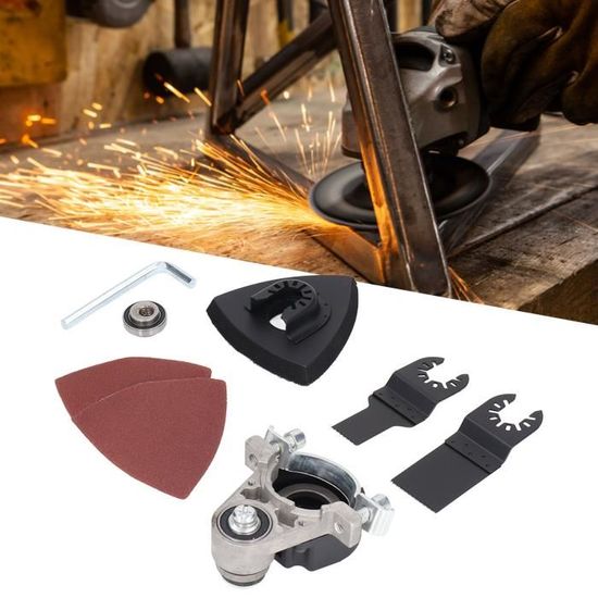 Kit De Conversion Pour Meuleuse D'angle – Tête Universelle En Acier Inoxydable Pour Transformer Votre Meuleuse En Outil Multifonction