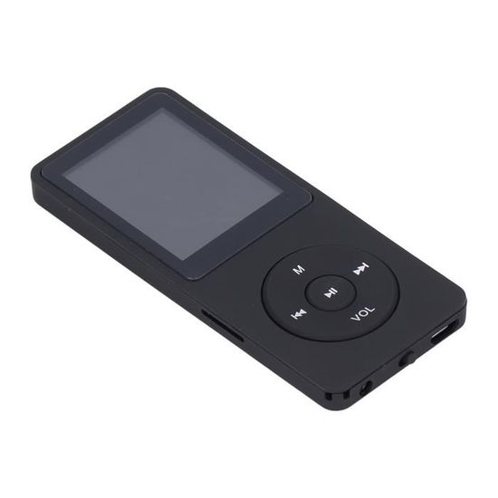 Lecteur MP3 Enfants 128 Go SWOFY | Bluetooth 5.3, écran 1.8, HiFi, Radio FM, E-book | Noir