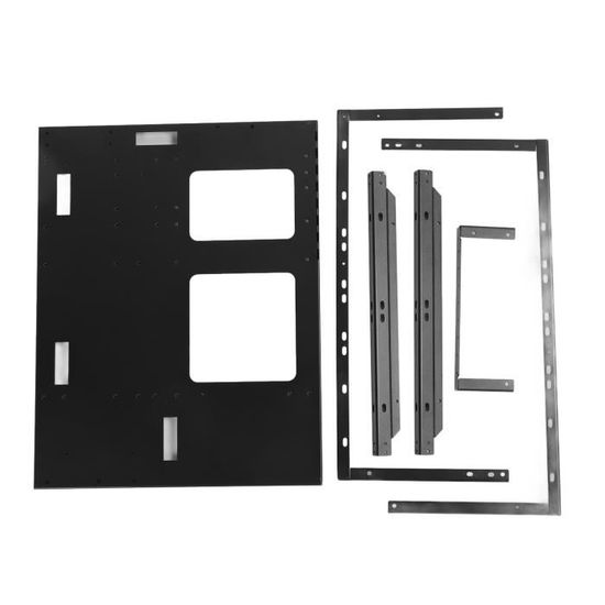 Châssis Ouvert Pour Test De Configuration PC - Compatible ATX, Micro-ATX, Mini-ITX - Noir Métal, Dimensions 440x265x128 Mm - 13