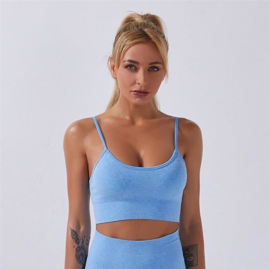 Ensemble De Yoga De Sport Pour Femme Et Fille Ensemble Haut Et