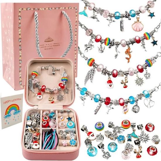 RXIRUCGD Jouets pour Enfants Kit de Fabrication de Bracelets d'Amitié pour Filles de 5 à 12 Ans, Arts et Bricolages pour Enfants - Cadeau de Noël Ou RXIRUCGD Jouets pour Enfants Kit de Fabrication de Bracelets d'Amitié pour Filles de 5 à 12 Ans, Arts et Bricolages pour Enfants - Cadeau de Noël Ou