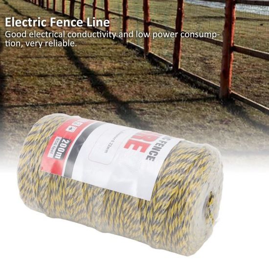 Lot De 6 Fils électriques Pour Clôture 2,5mm X 500m – Poly Fil Pour Bovins, Chevaux, Moutons