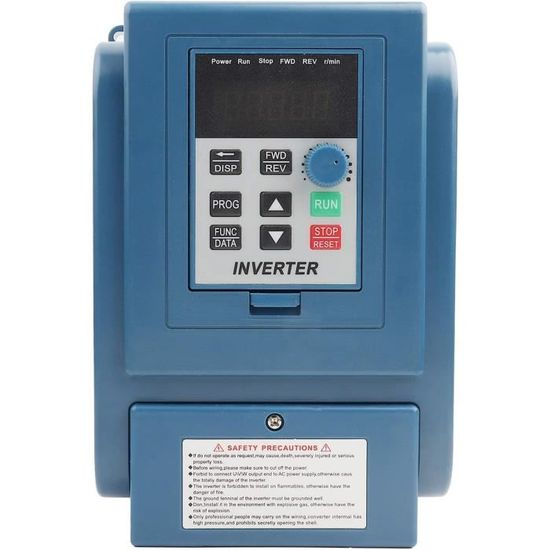 Variateur De Fréquence 5,5 KW 380V Triphasé - Régulateur De Vitesse Moteur - Inverseur - Marque EDECOA