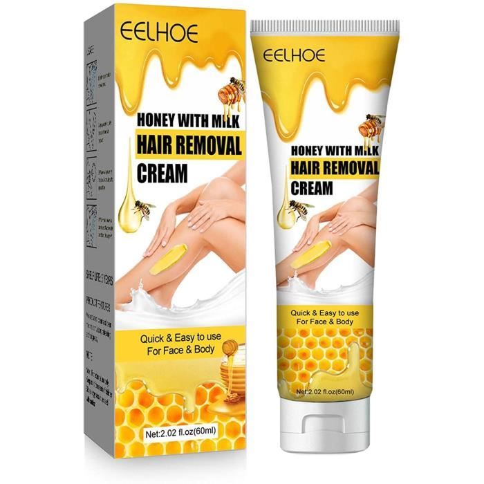 Crème dépilatoire polyvalente, aromatique avec formule douce