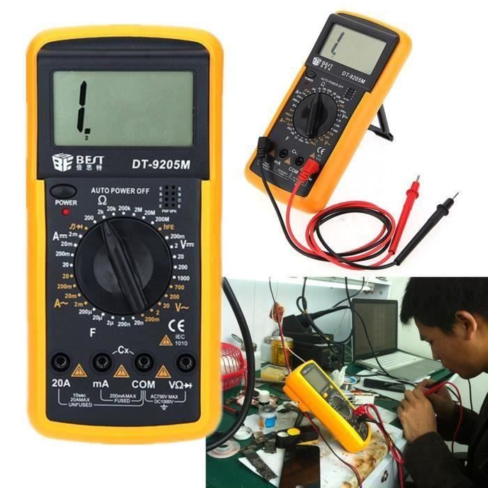 Multimètre Numérique XL830L 1999 LCD - Voltmètre, Ampèremètre, Ohmmètre, Test Diode Et Triodes