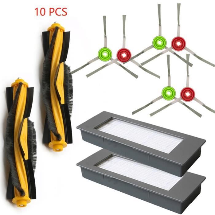 Lot Pièces Rechange ECOVACS Deebot X1 OMNI - Filtres HEPA, Brosses, Sacs - Neuf