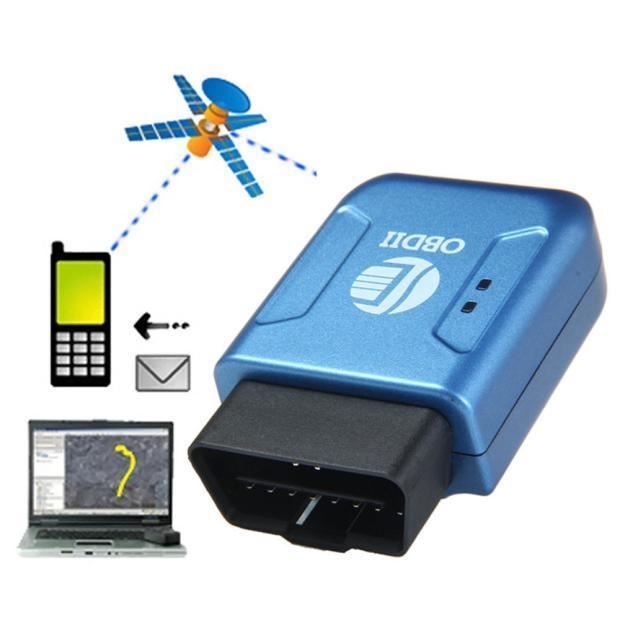 Temps GPS OBDII OBD2 GPRS réel Tracker voiture Système de suivi des véhicules Geo-barrière huaa377