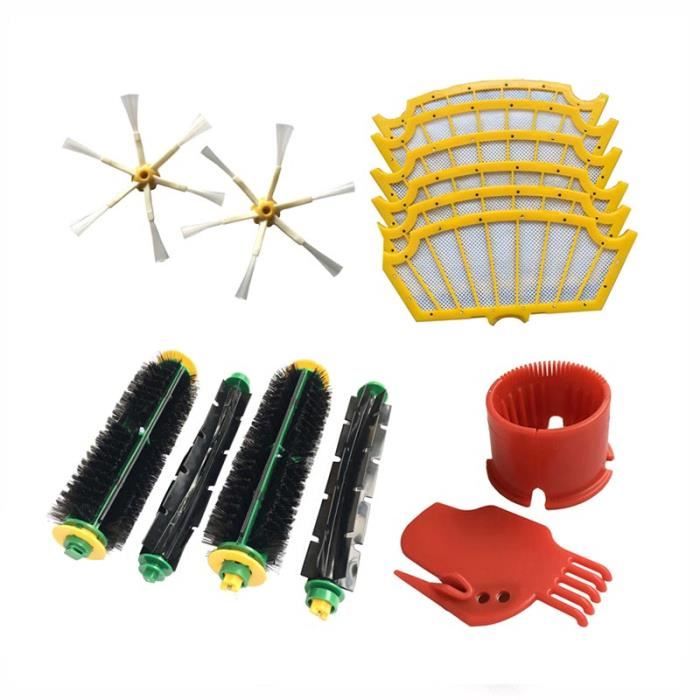 Filtres, brosses, kit de remplacement pour outils de nettoyage pour iRobot Roomba série 500 série 527 528 530 532 535 540 555 560