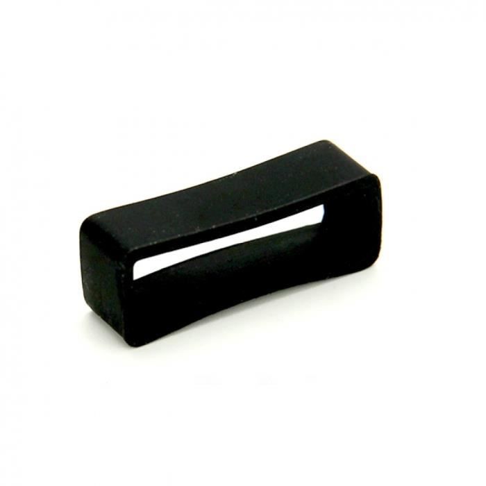 Loop montre 26 mm Noir pas cher Silicone 26 mm Passant de bracelet montre 25 mm et plus My-Montre